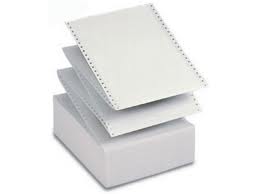 CARTA MODULO CONTINUO 24 X11" GR60 BIANCA 2000 FG.