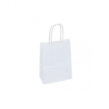 SACCHETTI CON CORDONCINO 22X10X27 BIANCO SDS22 BIA