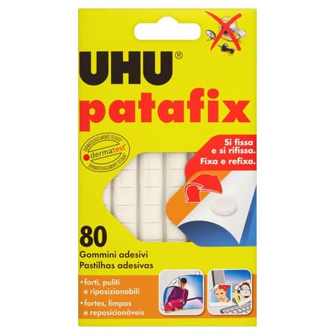 PATAFIX UHU BIANCO 80 GOMMINI 64792
