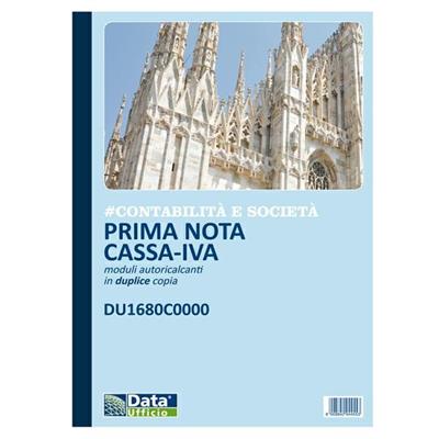 BLOCCO PRIMA NOTA CASSA/IVA 50X2 AUTOR. 21,5X29,7 DU1680C000