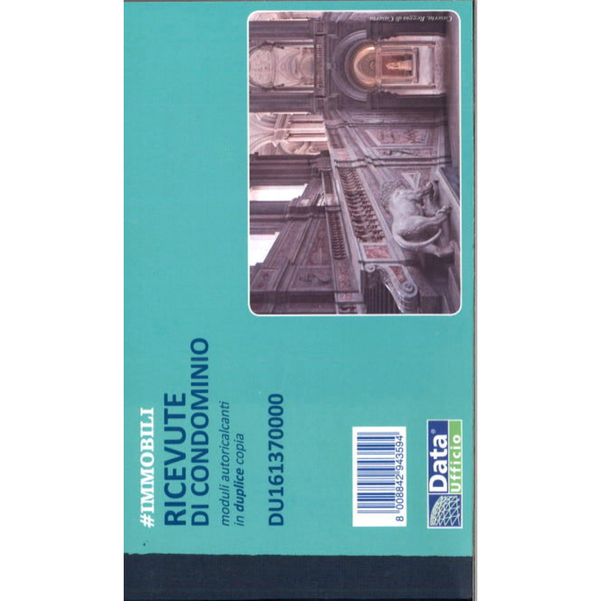 BLOCCO RICEVUTE CONDOMINIO 50X2 AUTOR. 10X16,8 DU161370000