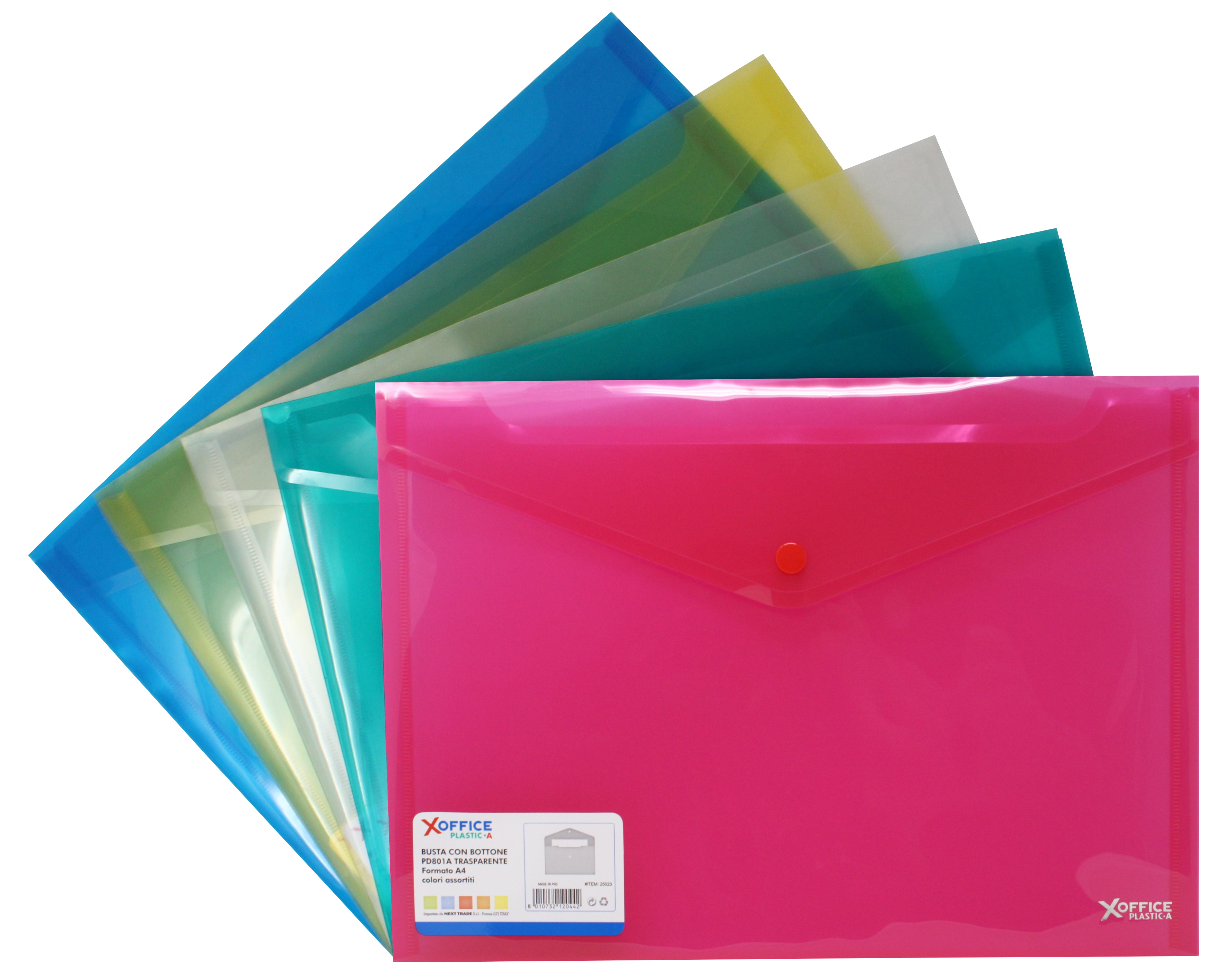 BUSTE CON BOTTONE A4 25023