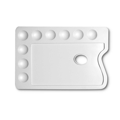 TAVOLOZZA PLASTICA 28X19 RETTANGOLARE 166