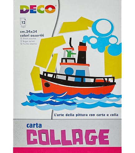 CARTA VELLUTATA IN ALBUM 10 FG 24X34 COLORI ASSORTITI 710/10