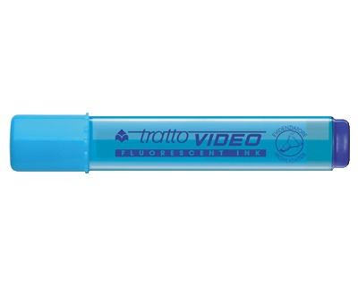 EVIDENZIATORE TRATTO VIDEO AZZURRO F830205
