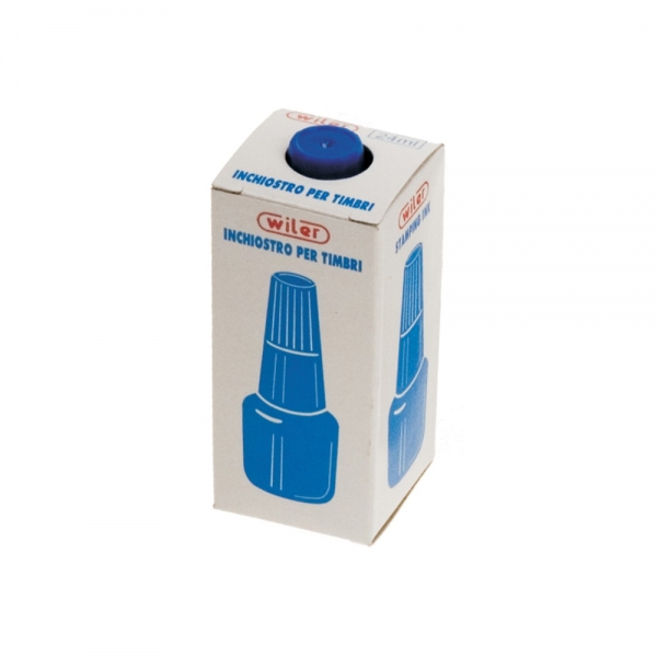INCHIOSTRO PER TIMBRI BLU 24 ML. IN24B