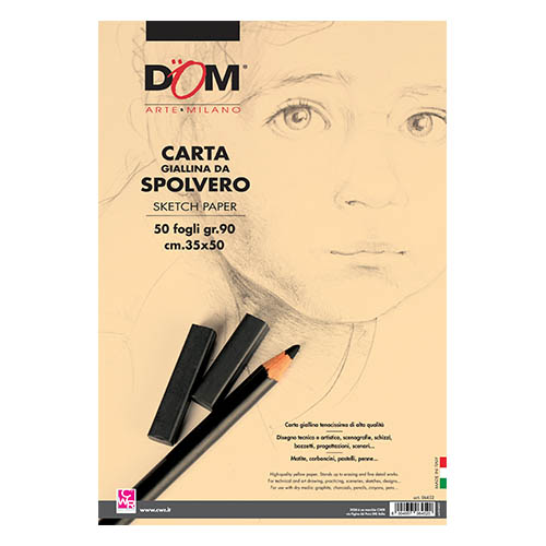 BLOCCO CARTA SPOLVERO GR90 CF 50FG 35X50 1033
