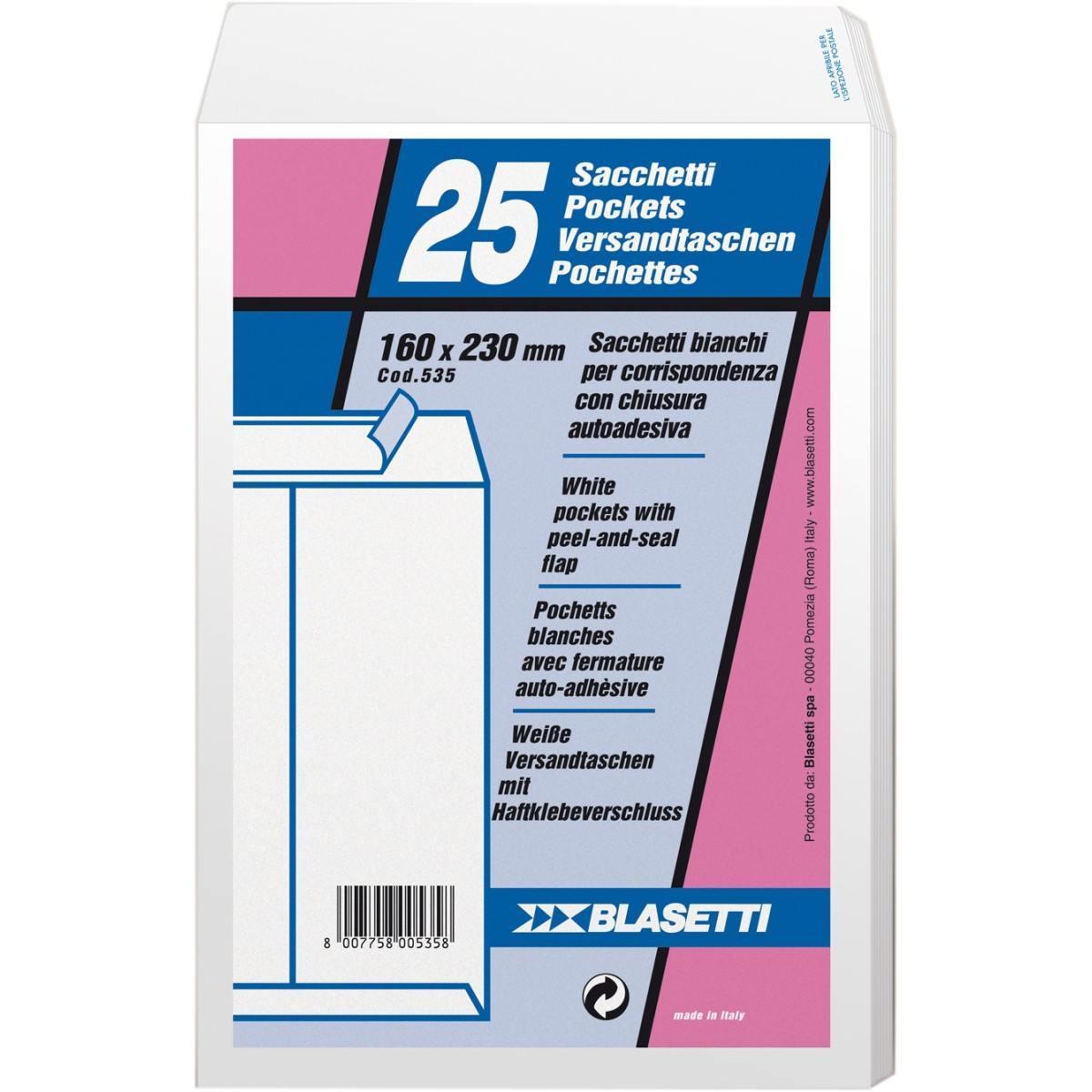 BUSTE SACCO PACK/25 SELF80 16X23 0535