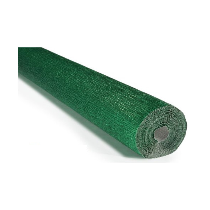 CARTA CRESPA GR. 180 METALLIZZATA VERDE KM3X4 133