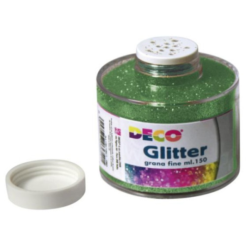 GLITTER IN BARATTOLO ML. 150 VERDE 130/100/5