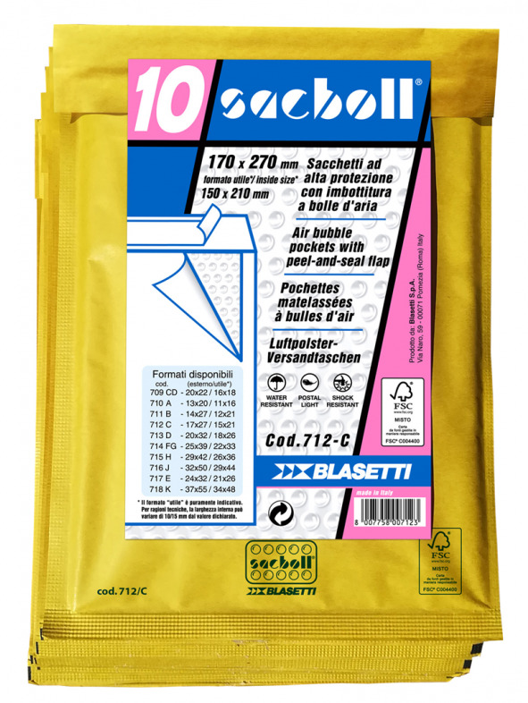 BUSTA SACBOLL AVANA C 17X27/15X21 0712