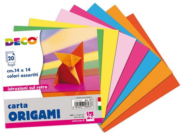 CARTA ORIGAMI CONFEZIONE 20FG 14X14 741