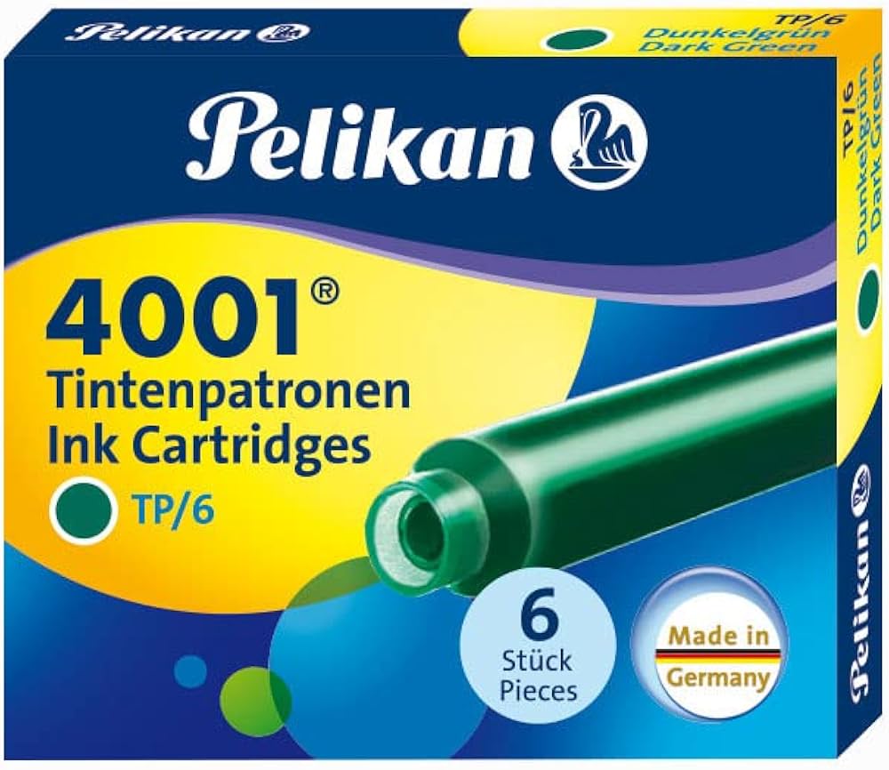 CARTUCCIA PER STILOGRAFICA 4001 TP/6 VERDE