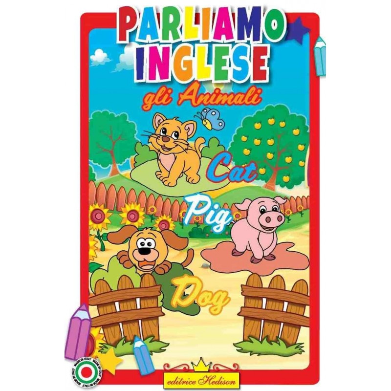 LIBRO PARLIAMO INGLESE GLI ANIMALI 6632