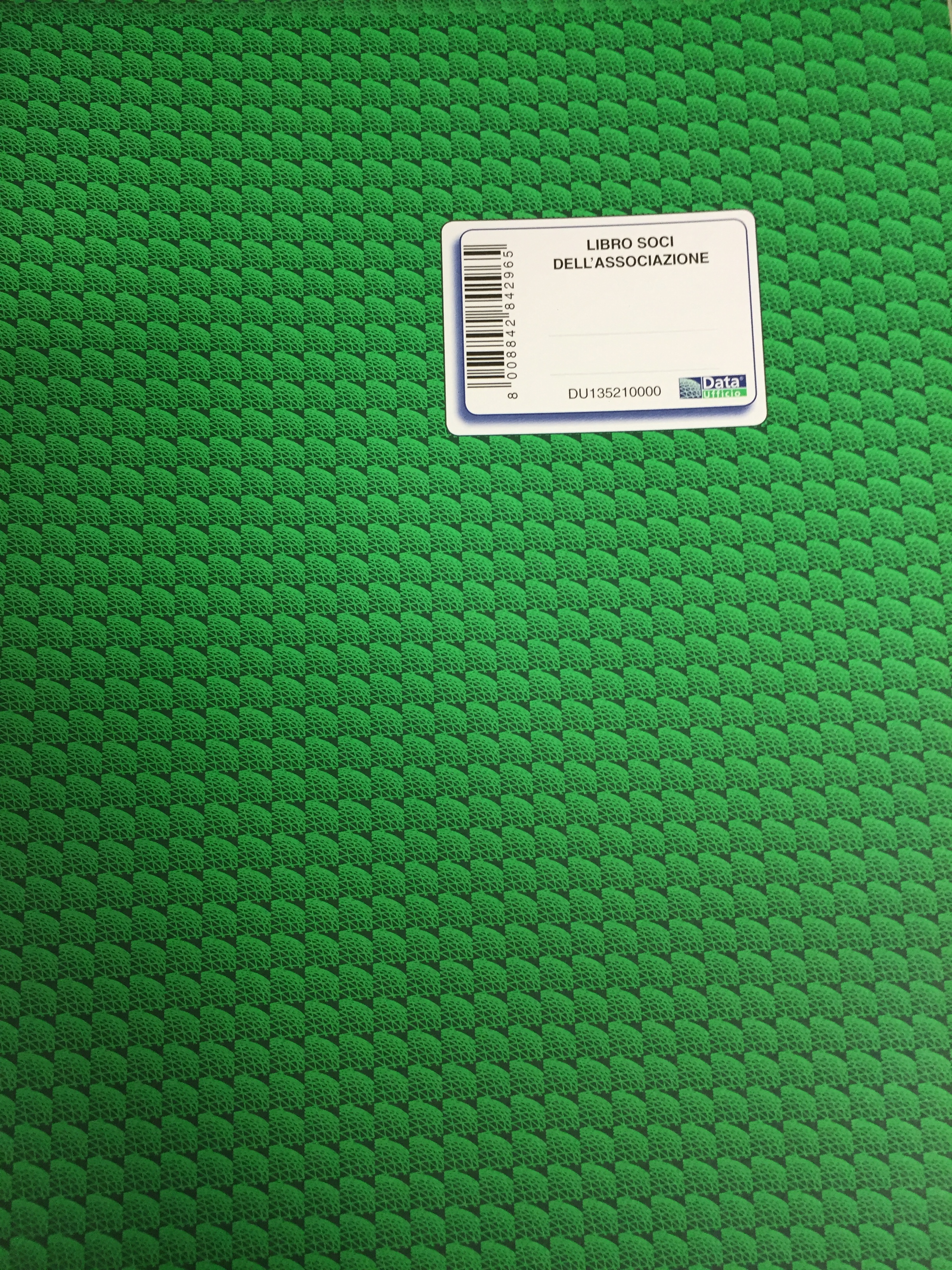 RG. SOCI X ASSOCIAZIONI 96 PAG. F.TO 31X24,5 DU135210000