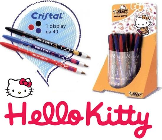 PENNA 4 COLORI HELLO KITTY 40 PZ.