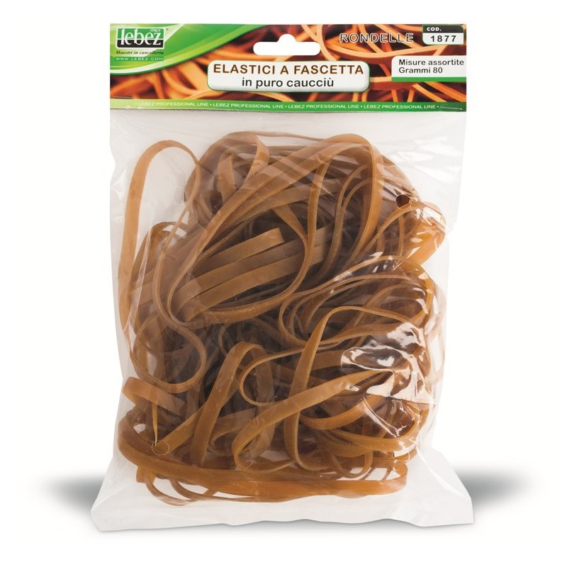 ELASTICI CAUCCIU' FASCETTA 80GR 1877