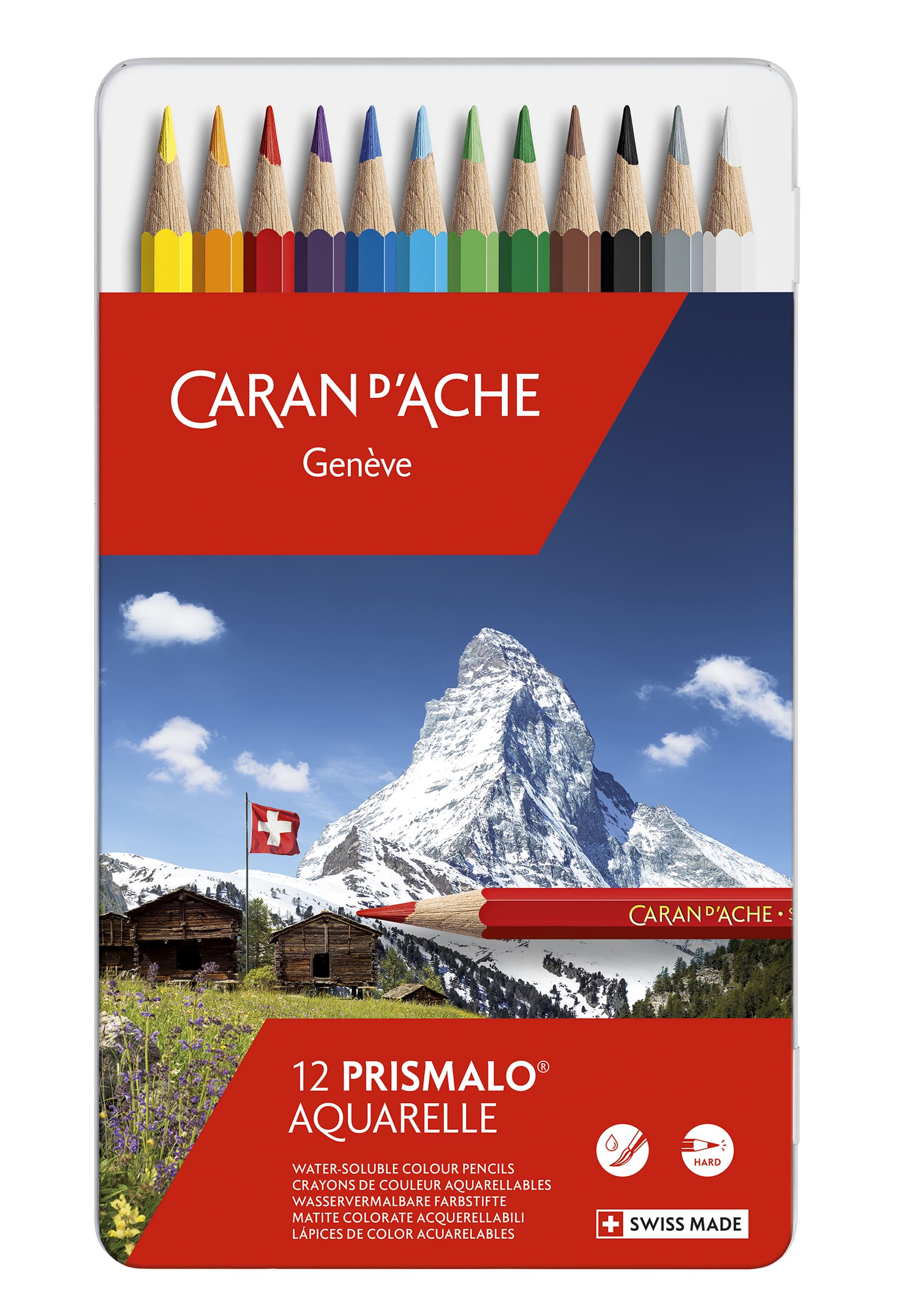 PASTELLI PRISMALO CARAN D'ACHE 12PZ 999/12