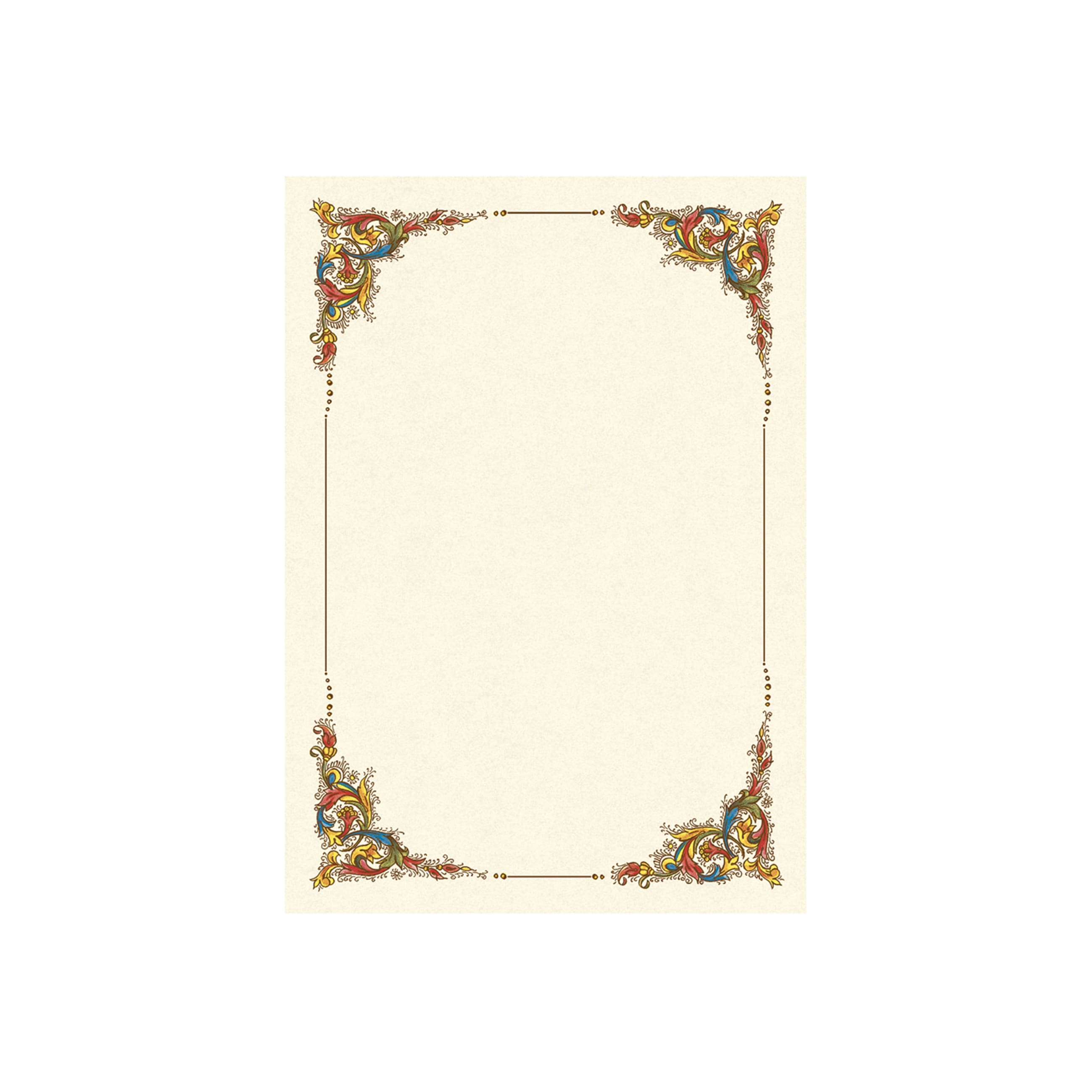 PERGAMENA DIPLOMA CORNICE FLORENTIA GR160 16,5X24 10PZ 14623300S10