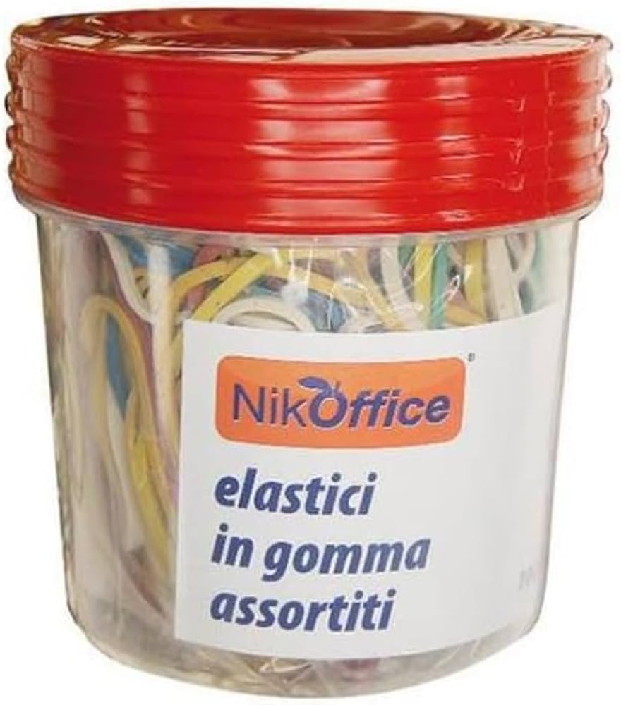 ELASTICI IN BARATTOLO DA 100GR 06NIK034
