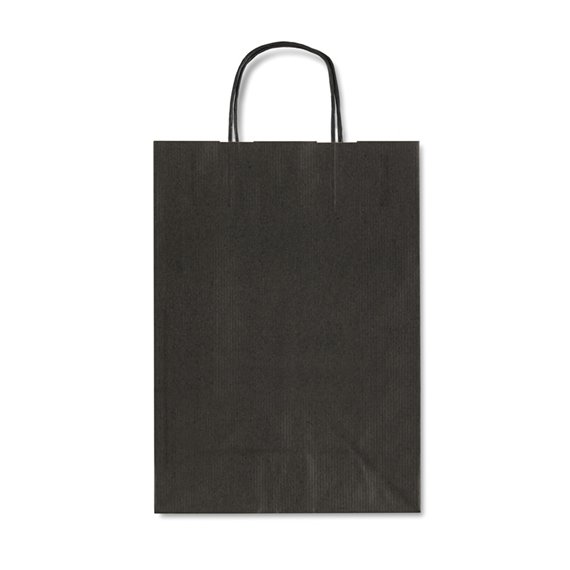 SACCHETTI CON CORDONCINO 26X12X36 NERO SDF26 798