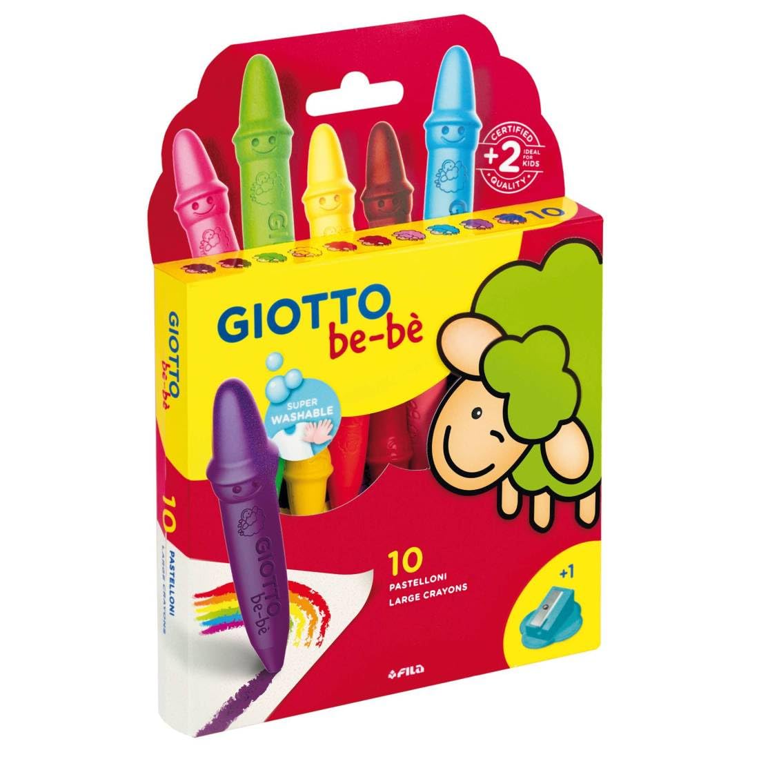 PASTELLI A CERA GIOTTO BEBE' 10 PZ. F477900