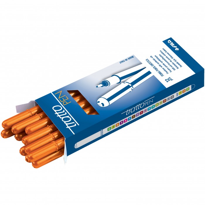 PENNA TRATTO PEN METAL ARANCIO FLUO 830714