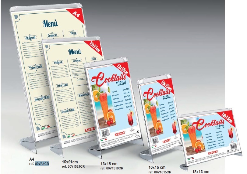 PORTAFOTO VERTICALE 15X21 CRISTALLO 80V1521CR