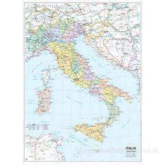 CARTA GEOGRAFICA ITALIA SCOLASTICA MURALE MS01PL