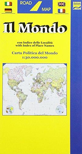 CARTA GEOGRAFICA IL MONDO