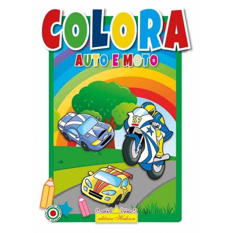 LIBRO COLORA AUTO E MOTO 7289