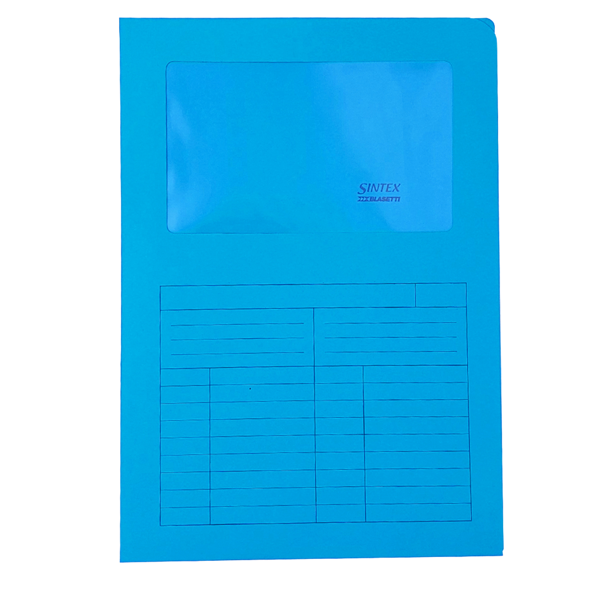 CARTELLINA SINTEX AZZURRA 0572