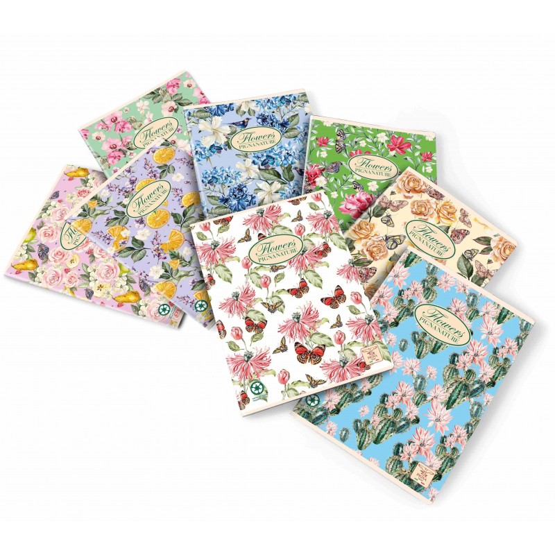 QUADERNO PIGNA NATURE FLOWERS 42 FG. RIG. 1R 02088351R