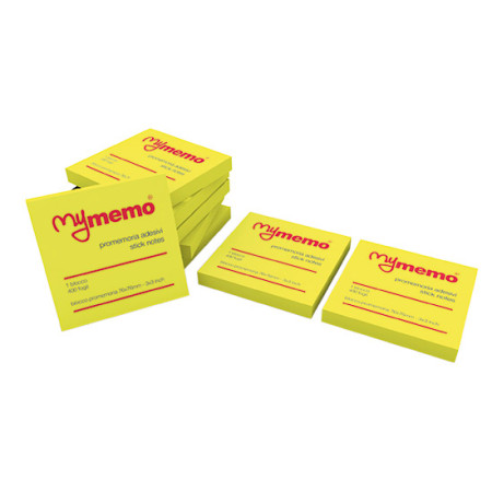 MY MEMO 76X76 GIALLO 12 PZ 30NIK001/MY