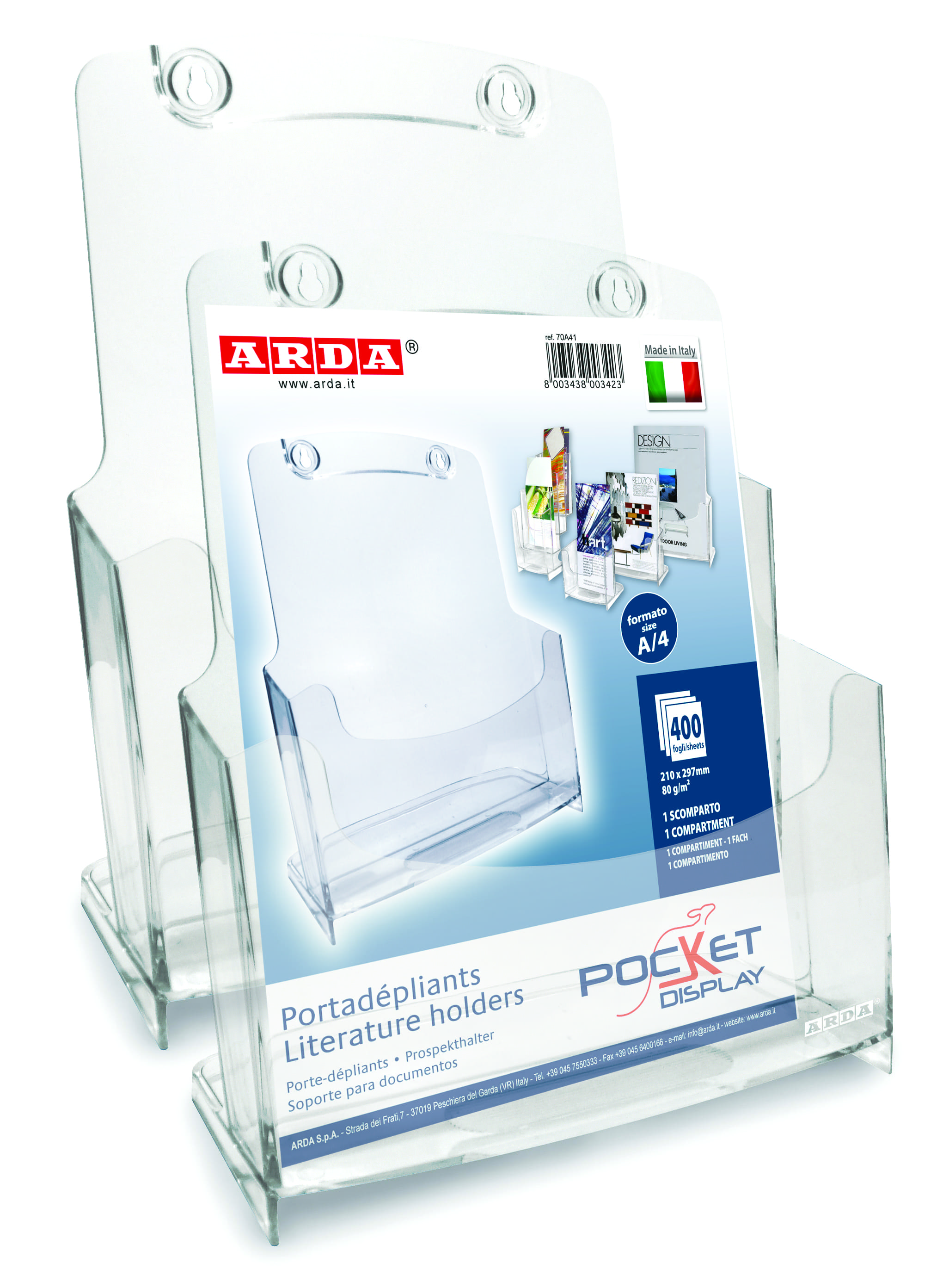 PORTADEPLIANT A/4 1 TASCA 70A41