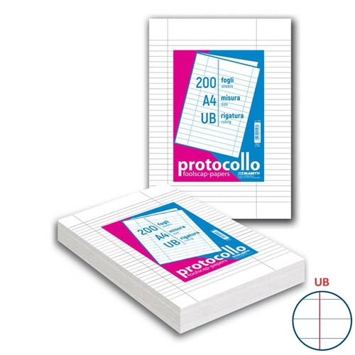 RISMA CARTA PROTOCOLLO 60GR. UB 200FG 1283