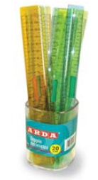 RIGHELLI DOPPIODECIMETRO IN BARATTOLO 10 PZ 283BAR