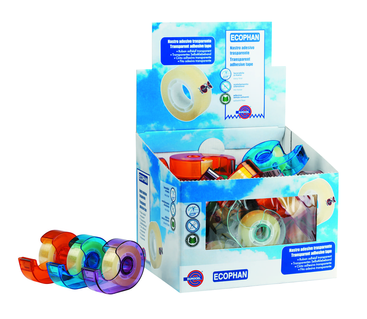 NASTRO ADESIVO ECOPHAN 19x25 mm+ CH KING 34 rt 001418208