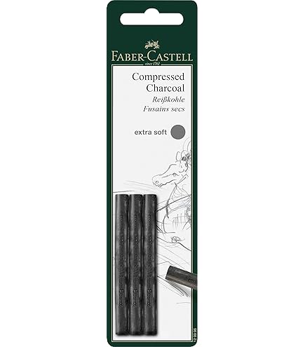CARBONCINO NATURALE DIAM. 9 MM SCATOLA 30PZ 129118