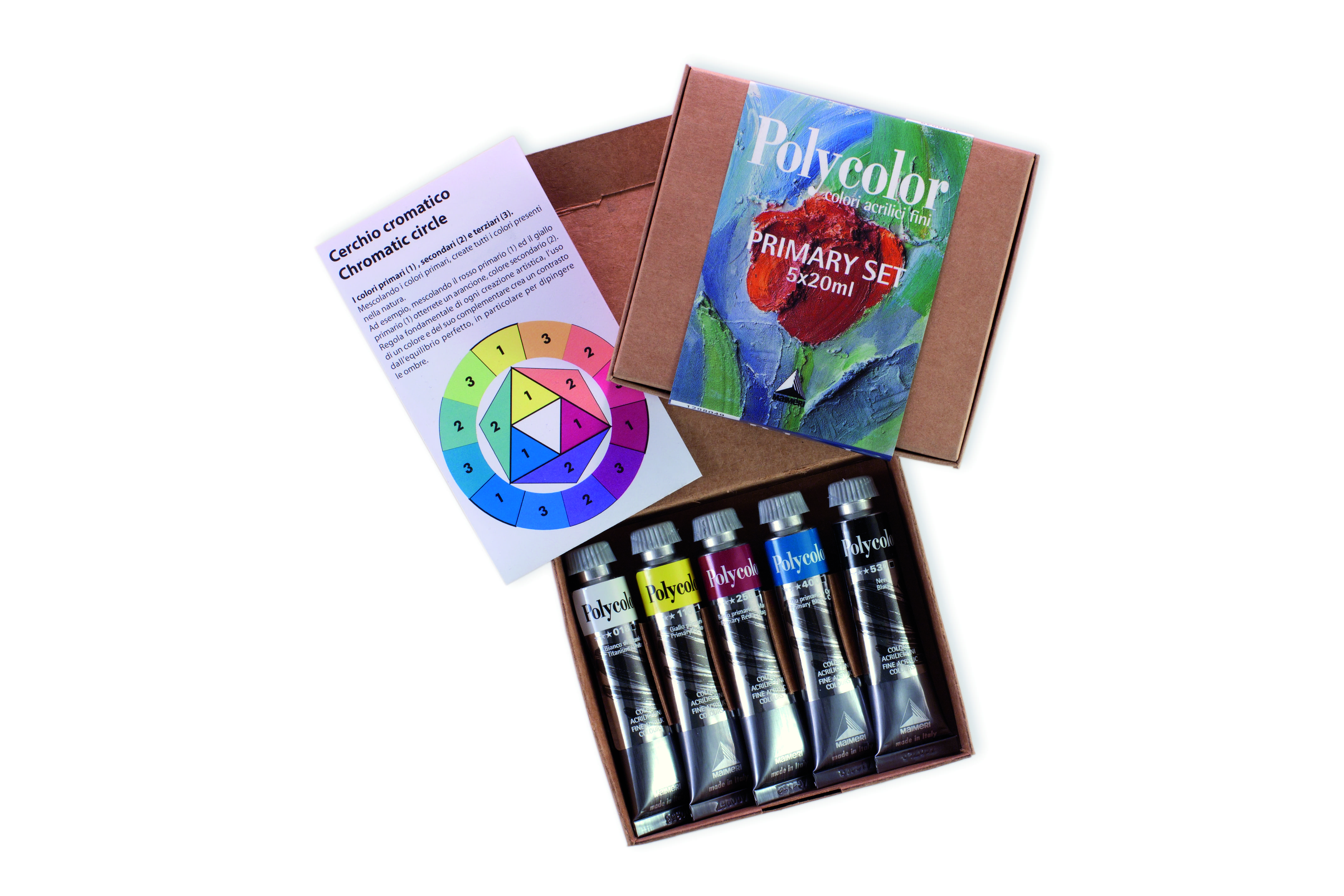 SET TUBO PY COLORI PRIMARI MAIMERI 20ML 5PZ M1298049