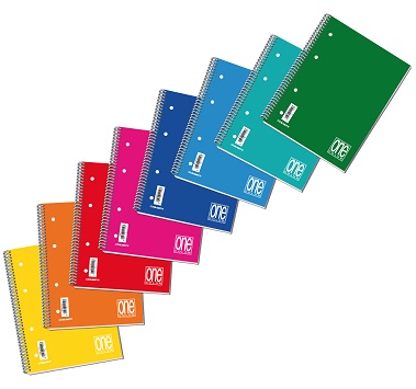 QUADERNO ONE COLOR FORATO 60 FG. 5MM 1148
