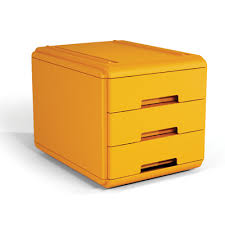 CASSETTIERA MINI SMILE 3 CASSETTI ARANCIO 19P3PAR