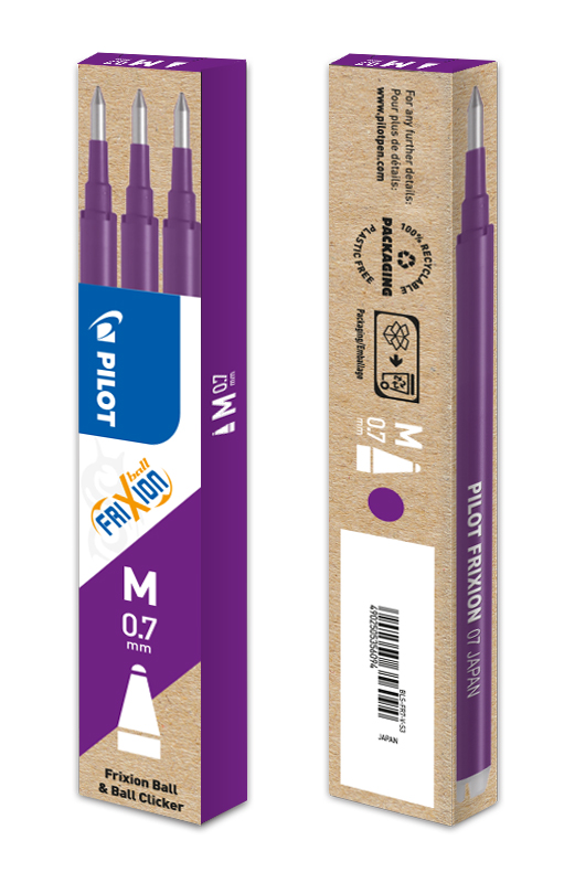 REFILL FRIXION 0,7 VIOLA 3 PZ. BLS-FR7-V-S3