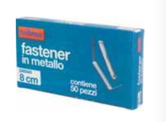 FASTNER 8 CM IN METALLO 50PZ 10NIK004