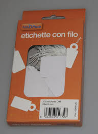 ETICHETTE CON FILO 18X28 MM 200PZ 42NIK130