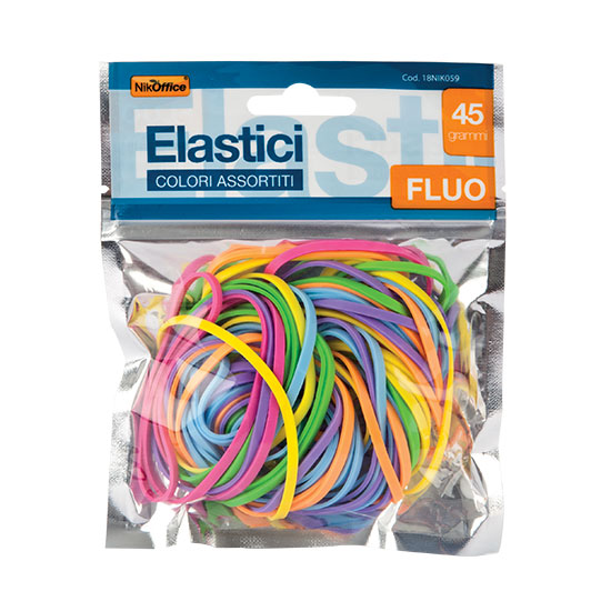 ELASTICI FLUO MISURE ASSORTITE 70 PZ. 18NIK059