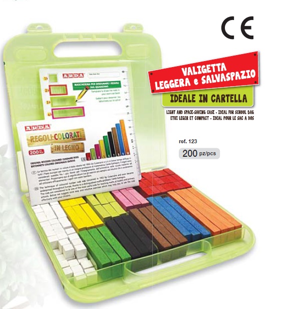 REGOLI IN LEGNO VALIGETTA 200 PZ. 123