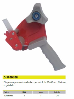TENDINASTRO 50X66 C/FRIZIONE 10NIK003