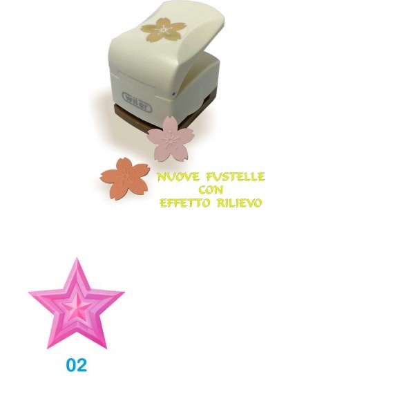 FUSTELLA CON RILIEVO 32 MM STELLA CPE302