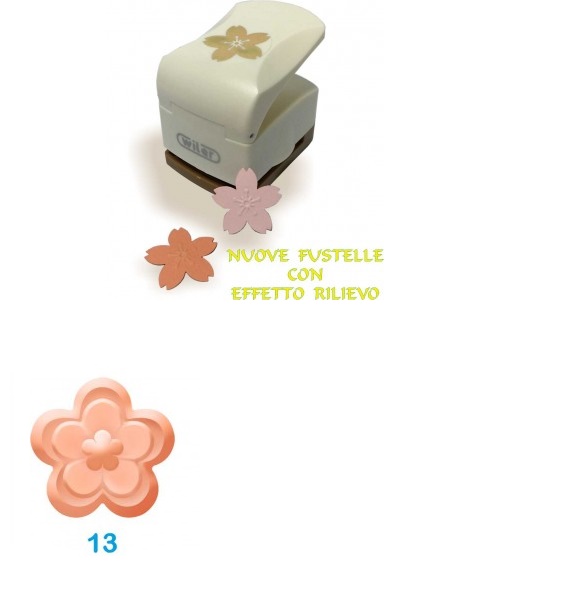 FUSTELLA CON RILIEVO 32 MM FIORE CPE313